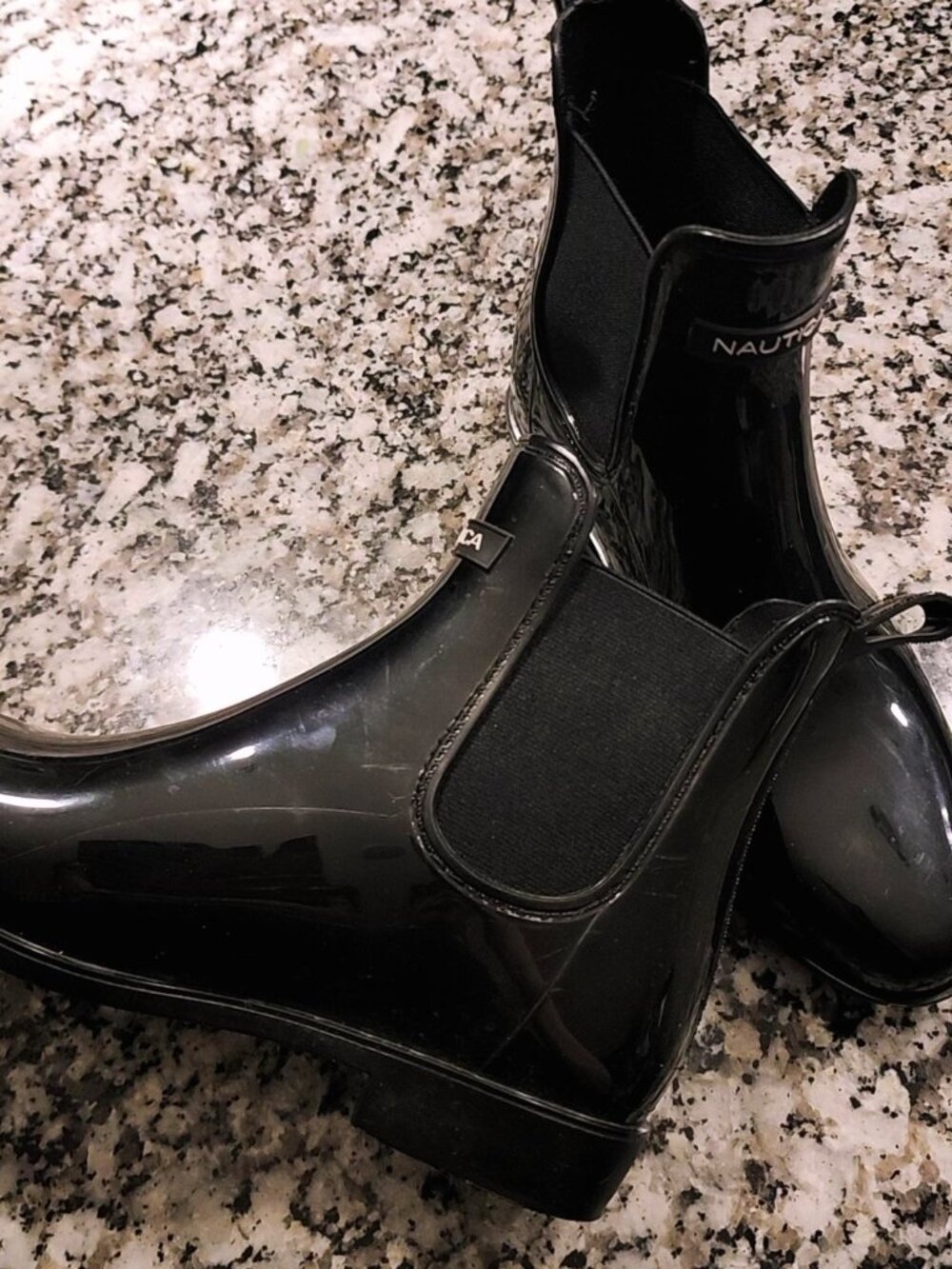 Nautica Short Black R Women's Classic Waterproof Ankle Rain Boots Booties Size 9